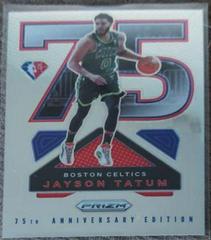 Jayson Tatum Basketball Cards 2021 Panini Prizm NBA 75th Anniversary Logo Prices