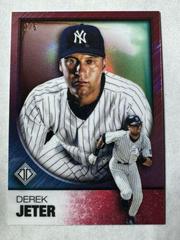Derek Jeter [Red Refractor] #16 Baseball Cards 2023 Topps Transcendent Prices