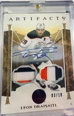 Leon Draisaitl [Material Autograph Purple] Hockey Cards 2022 Upper Deck Artifacts Prices