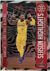 Damian Lillard #15 Basketball Cards 2020 Illusions Season Highlights Prices