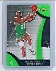 Bill Russell [Green Refractor] #44 Basketball Cards 2007 Finest Prices