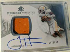 Justin Hunter [Autograph Patch] Football Cards 2013 SP Authentic Prices