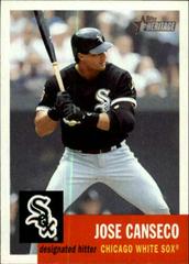 Jose Canseco Baseball Cards 2002 Topps Heritage Prices