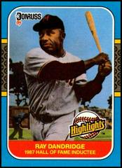 Ray Dandridge Baseball Cards 1987 Donruss Highlights Prices