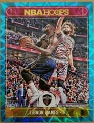 LeBron James [Teal Explosion] Basketball Cards 2017 Panini Hoops Prices