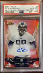Aaron Donald [Autograph Red Refractor] Football Cards 2014 Topps Finest Prices