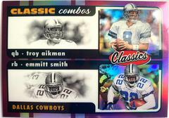 Emmitt Smith, Troy Aikman [Purple] Football Cards 2022 Panini Classics Combos Prices