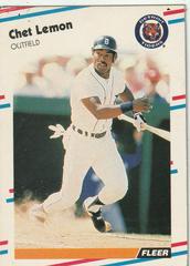Chet Lemon #61 Baseball Cards 1988 Fleer Prices
