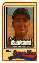 Bobby Thomson #12 Baseball Cards 1989 Topps Ljn Baseball Talk Prices