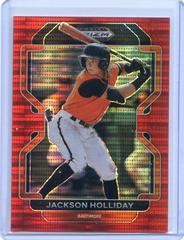 Jackson Holliday [Red Pulsar] Baseball Cards 2022 Panini Prizm Draft Picks Prices