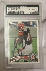 A.J. Green [Looking Left Autograph] Football Cards 2011 Topps Prices