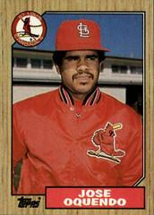 Jose Oquendo Baseball Cards 1987 Topps Prices