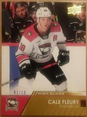 Cale Fleury [High Gloss] Hockey Cards 2021 Upper Deck AHL Prices