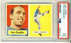 Don Chandler Football Cards 1957 Topps Prices