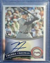 Freddie Freeman [Autograph] #173 Baseball Cards 2011 Topps Chrome Prices