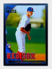 Dustin Richardson [Black] Baseball Cards 2010 Topps Prices