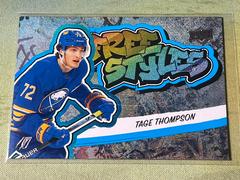 Tage Thompson [Blue] Hockey Cards 2022 Upper Deck Freestyles Prices