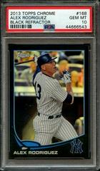 Alex Rodriguez [Black Refractor] #168 Baseball Cards 2013 Topps Chrome Prices