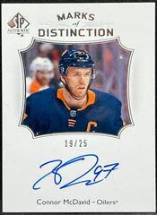 Connor McDavid #MD-MC Hockey Cards 2021 SP Authentic Marks of Distinction Autographs Prices