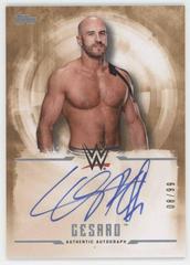 Cesaro [Bronze] Wrestling Cards 2017 Topps WWE Undisputed Autographs Prices