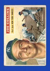 Joe Collins [White Back] #21 Baseball Cards 1956 Topps Prices