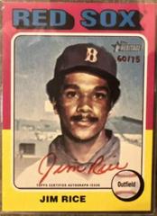 Jim Rice [Special Edition Red Ink] #ROA-JRI Baseball Cards 2024 Topps Heritage Real One Autograph Prices