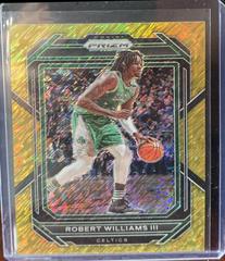 Robert Williams III [Gold Shimmer] #1 Basketball Cards 2022 Panini Prizm Prices