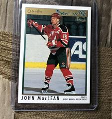 John MacLean Hockey Cards 1992 O-Pee-Chee Premier Prices