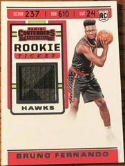 Bruno Fernando Basketball Cards 2019 Panini Contenders Rookie Ticket Swatches Prices