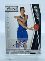 Jeremy Lin [Bonus Shots Black Signature] #210 Basketball Cards 2010 Panini Prestige Prices