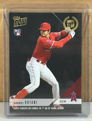 Shohei Ohtani #MOY-1 Baseball Cards 2018 Topps Now Moment of the Year Prices