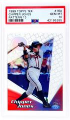 Chipper Jones [Pattern 15] #16A Baseball Cards 1999 Topps Tek Prices