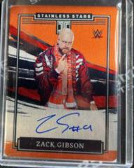 Zack Gibson [Orange] Wrestling Cards 2022 Panini Impeccable WWE Stainless Stars Autographs Prices