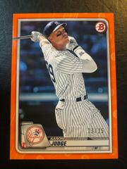 Aaron Judge [Orange] #2 Baseball Cards 2020 Bowman Prices