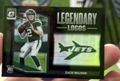 Zach Wilson [Black Pandora] #LL-15 Football Cards 2021 Panini Donruss Optic Legendary Logos Prices