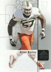 Allen Bailey #25 Football Cards 2011 SP Authentic Prices