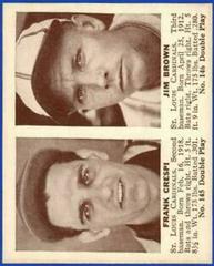 Frank Crespi, Jim Brown Baseball Cards 1941 Double Play Prices