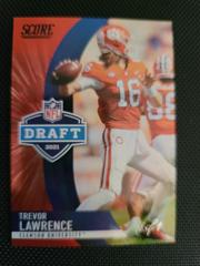 Trevor Lawrence Football Cards 2021 Panini Score NFL Draft Prices