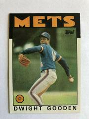 Dwight Gooden Baseball Cards 1986 Topps Prices