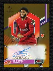 Joe Gomez [Gold] #A-GO Soccer Cards 2022 Topps Finest UEFA Club Competitions Autographs Prices