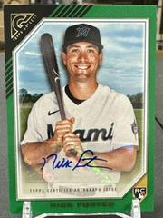 Nick Fortes [Green] #RA-NF Baseball Cards 2022 Topps Gallery Rookie Autographs Prices
