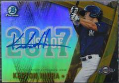 Keston Hiura [Gold Refractor] Baseball Cards 2017 Bowman Draft Class of Autographs Prices