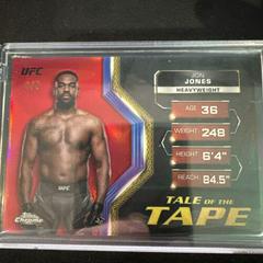 Jon Jones [Red Refractor] #TFT-23 Ufc Cards 2024 Topps Chrome UFC Tale of the Tape Prices