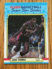 Isiah Thomas Basketball Cards 1988 Fleer Sticker Prices