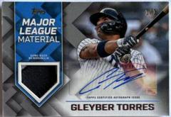 Gleyber Torres Baseball Cards 2022 Topps Major League Material Autographs Prices