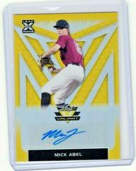 Mick Abel [Yellow] #BA-MA1 Baseball Cards 2020 Leaf Valiant Autographs Prices