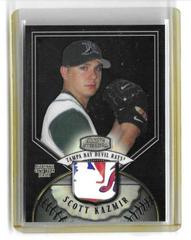 Scott Kazmir [Jersey Black Refractor] Baseball Cards 2007 Bowman Sterling Prices