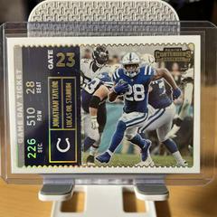 Jonathan Taylor #GDT-JTA Football Cards 2022 Panini Contenders Game Day Ticket Prices