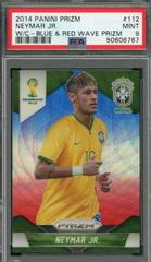 Neymar Jr. [Blue & Red Wave Prizm] #112 Soccer Cards 2014 Panini Prizm World Cup Prices