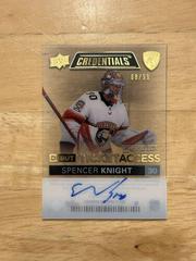 Spencer Knight Hockey Cards 2021 Upper Deck Credentials Debut Ticket Access Autographs Prices